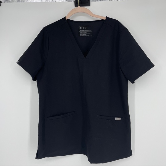Figs Tops Figs Black Scrub Top Poshmark